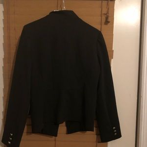 r.j story fashion Jackets & Coats - Black and gray buttoned blazer for ladies size L r.j story fashion Jackets & Coats - Black and gray buttoned blazer for ladies size L